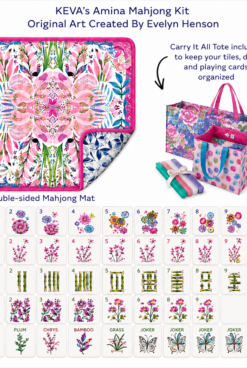 Amina Luxury American Mahjong Set – Designer Artist Edition (Preorder) - Bella Blossom Boutique