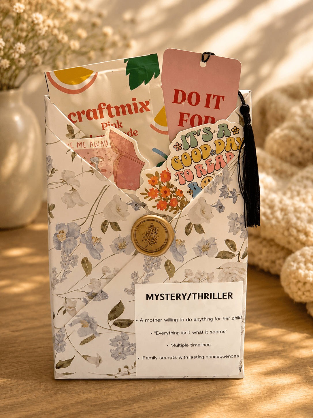 Blind Date With a Book- Wrapped Gift Set - Bella Blossom Boutique