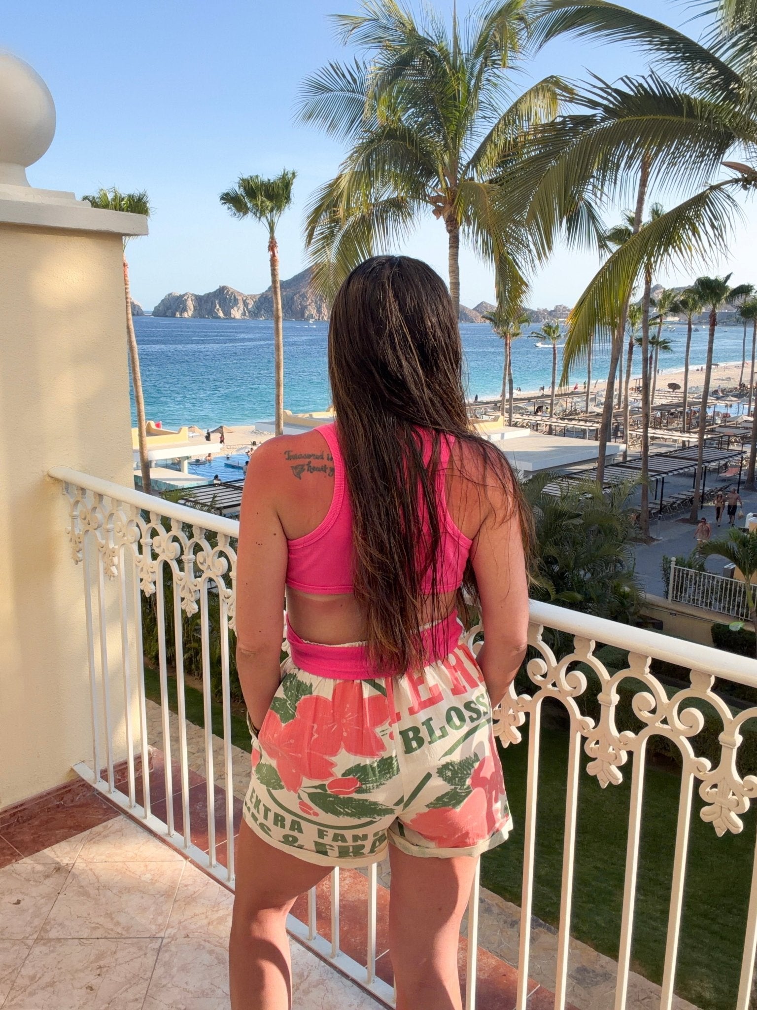 Blossom Breeze Floral Drawstring Shorts – Made in USA - Bella Blossom Boutique