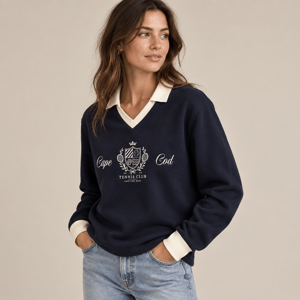 Cape Cod Tennis Club Pullover - Bella Blossom Boutique