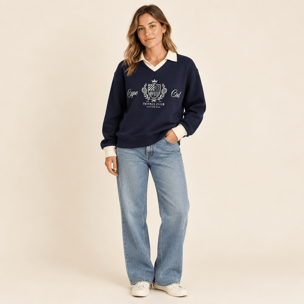 Cape Cod Tennis Club Pullover - Bella Blossom Boutique