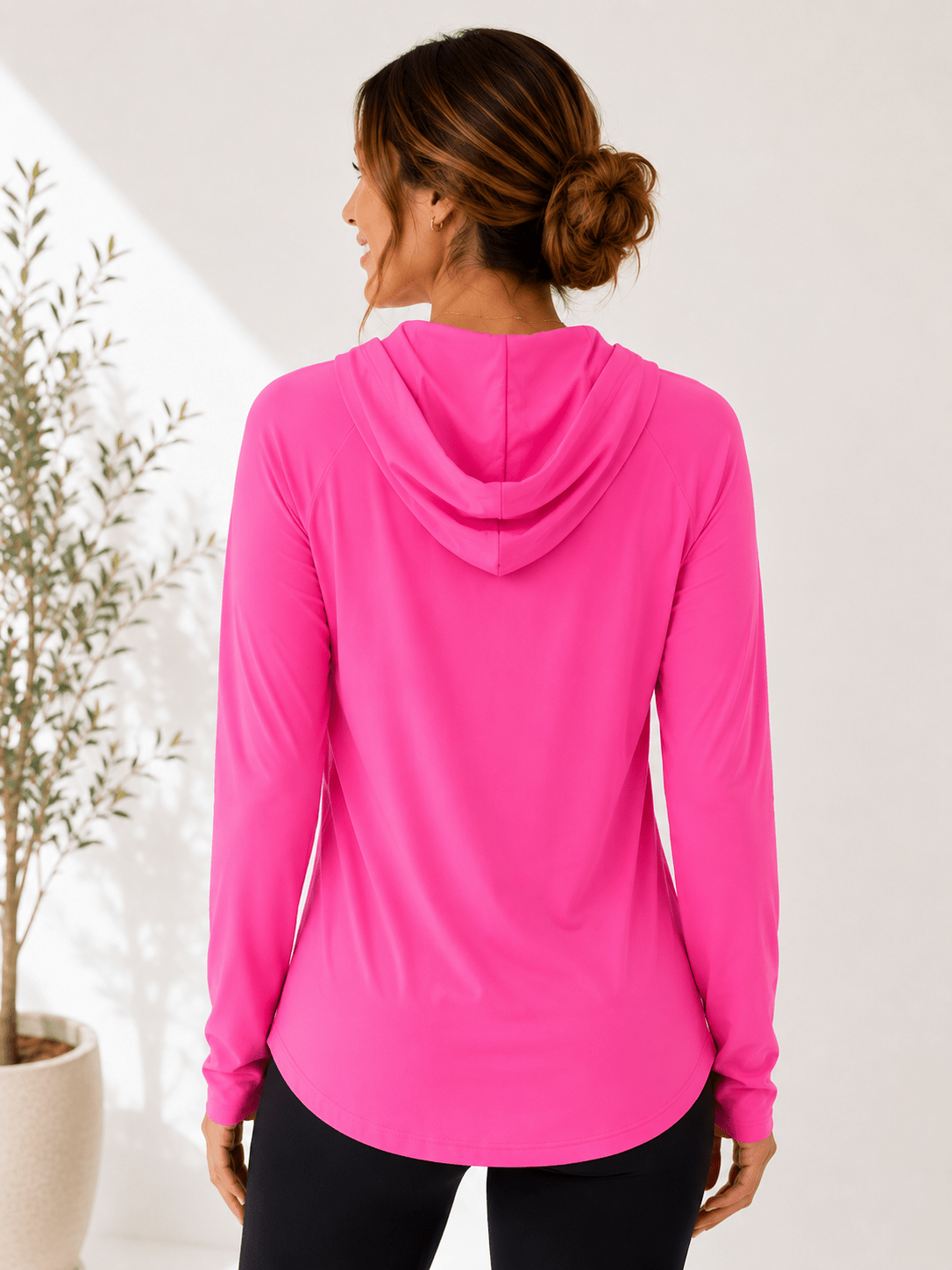 Cloud-Soft V-Neck Lightweight Pullover Hoodie - Bella Blossom Boutique