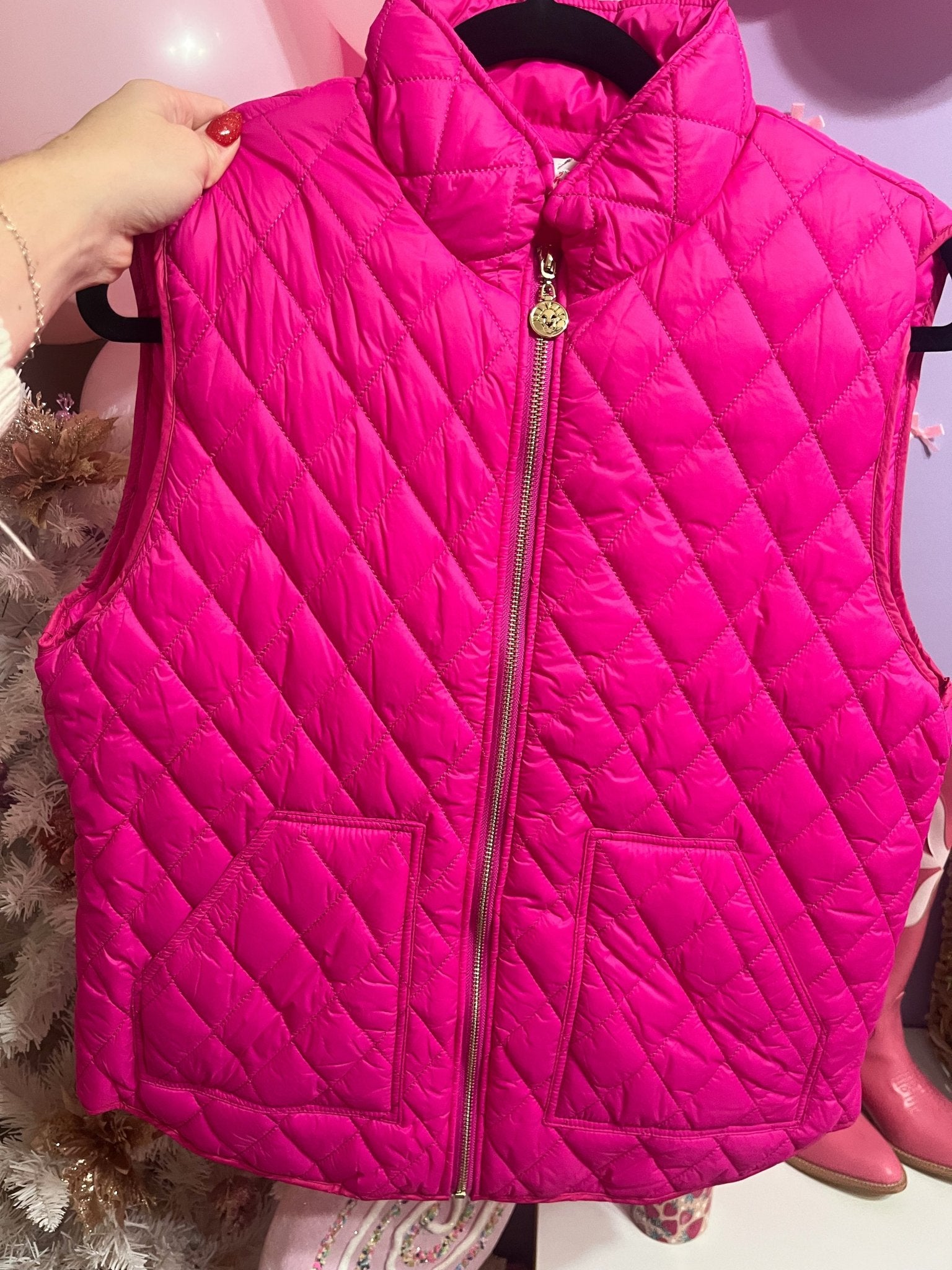 Everly Quilted Lightweight Puff Vest – Chic Women's Layering Outerwear - Bella Blossom Boutique