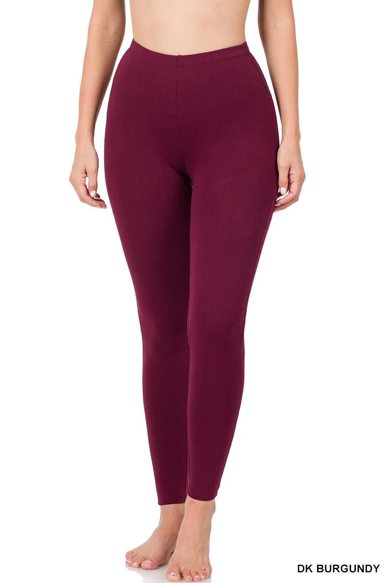 Everyday Cloud - Soft Cotton Stretch Leggings - Bella Blossom Boutique