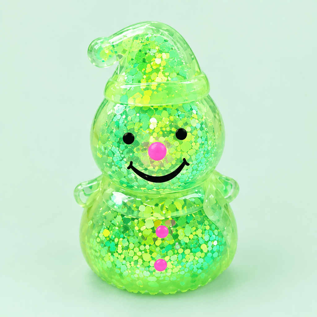 Green Snowman Gel Squishy - Bella Blossom Boutique