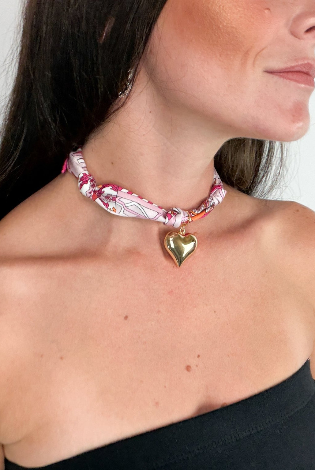 Luxe Mystery Scarf Necklace – Premium Pendant Boutique Accessory - Bella Blossom Boutique