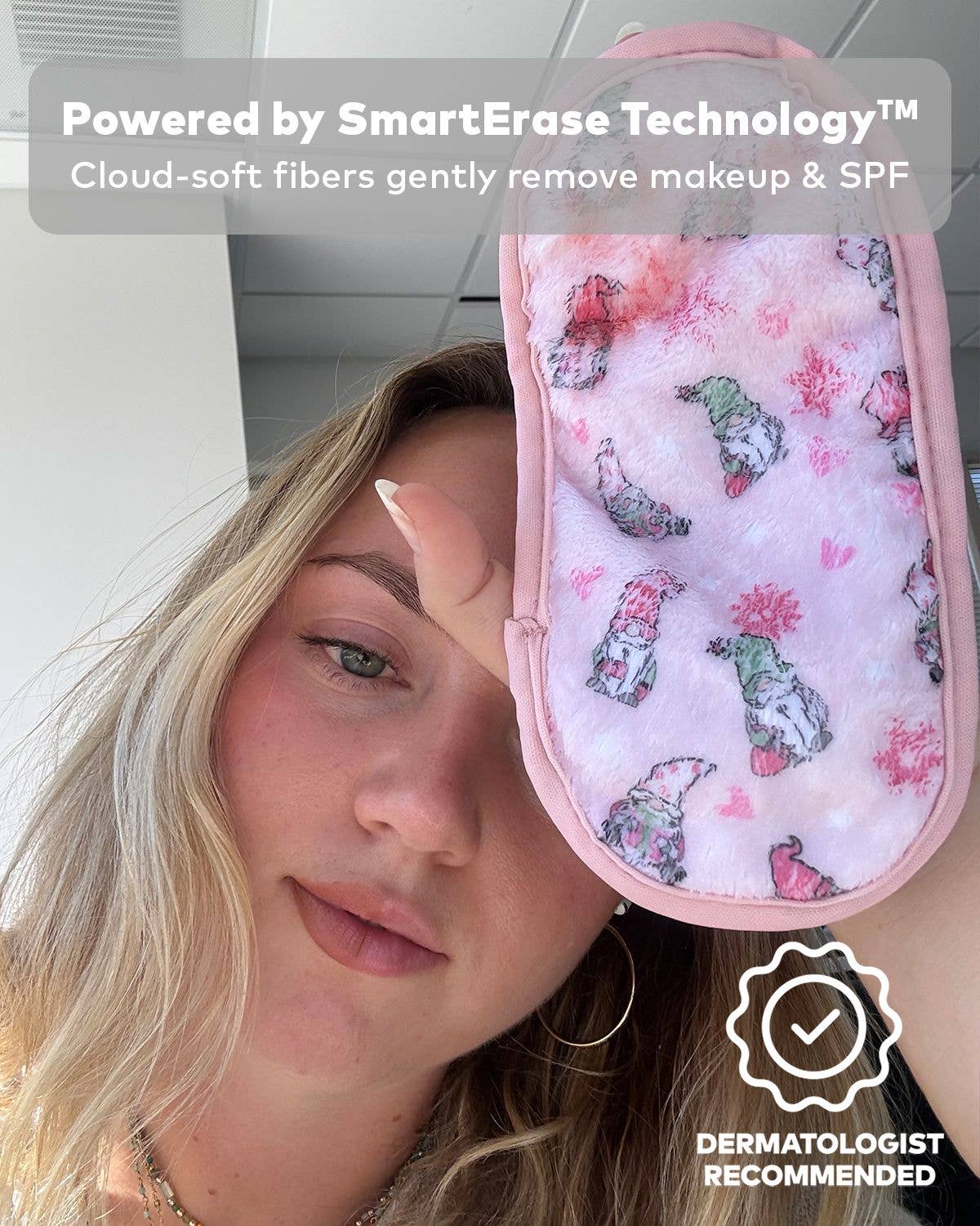 MakeUp Eraser Gnome Sweet Gnome Mini PRO: Reusable Makeup Remover Cloth - Bella Blossom Boutique