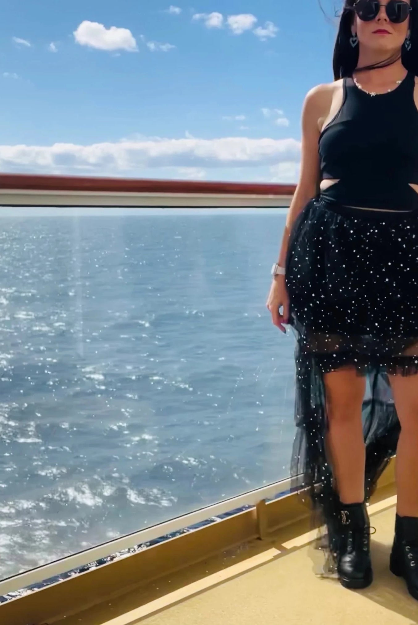 Midnight Stardust: Silver Star Shimmer Tulle Maxi Skirt - Bella Blossom Boutique