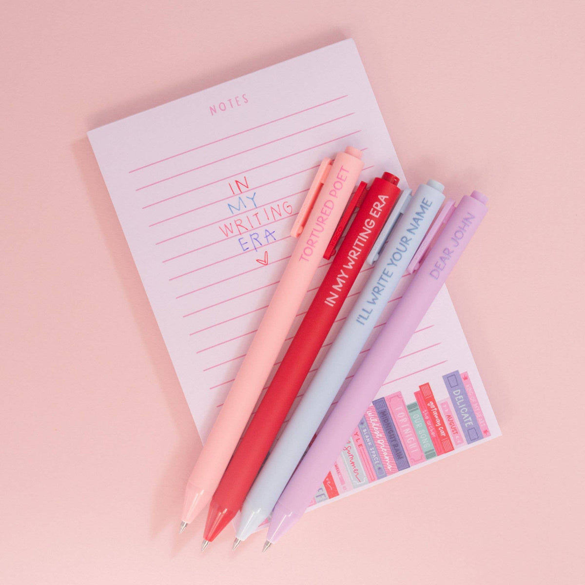 Multicolor Book Tour Pen Set - Bella Blossom Boutique