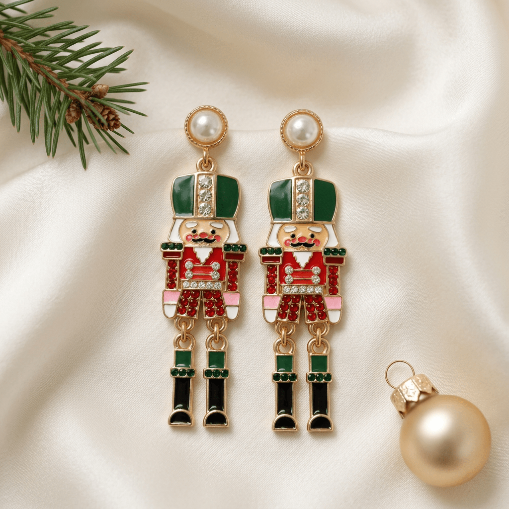 Nutcracker Drop Earrings - Bella Blossom Boutique