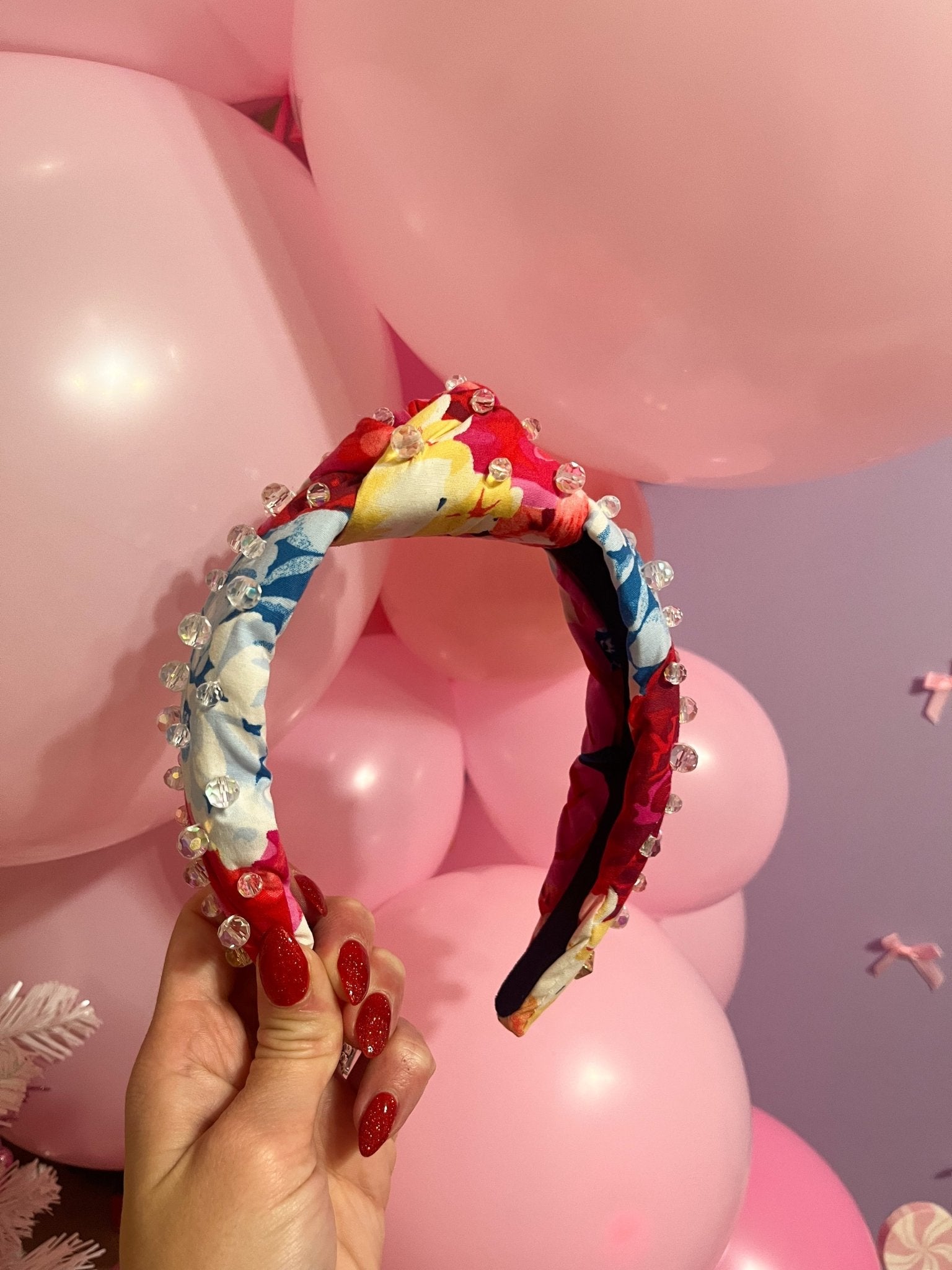 Premium Rhinestone Floral Headbands - Bella Blossom Boutique