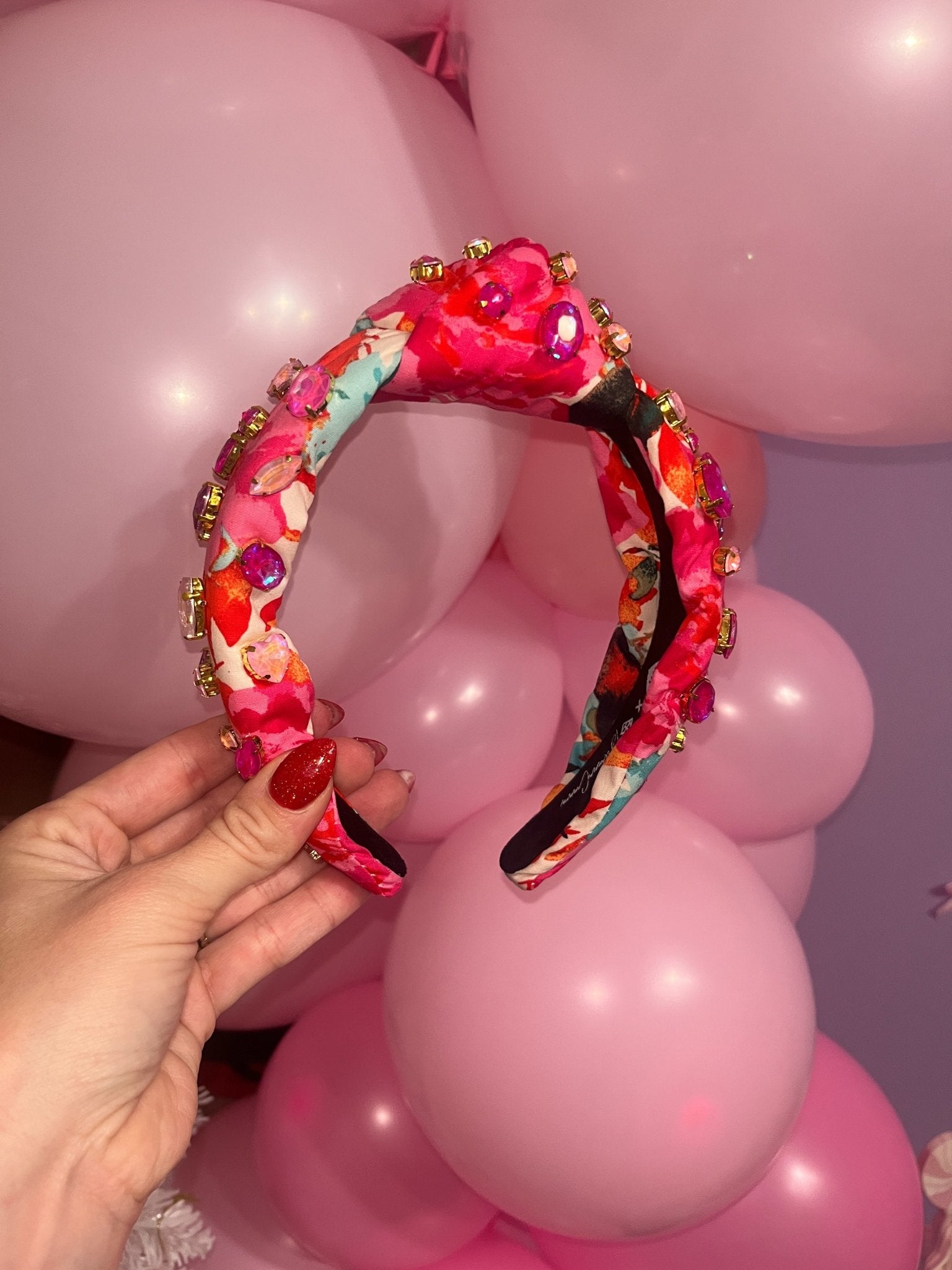 Premium Rhinestone Floral Headbands - Bella Blossom Boutique