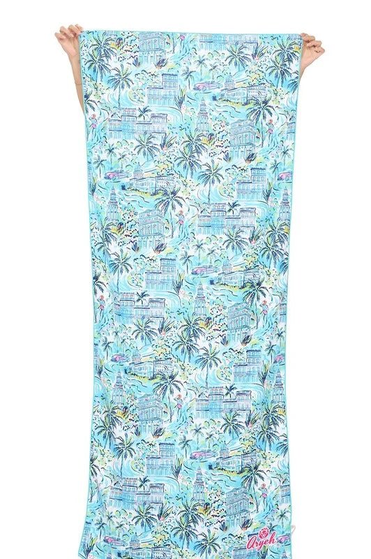 Sand - Free Quick - Dry Microfiber Beach Towel – Ultra - Compact Summer Collection - Bella Blossom Boutique