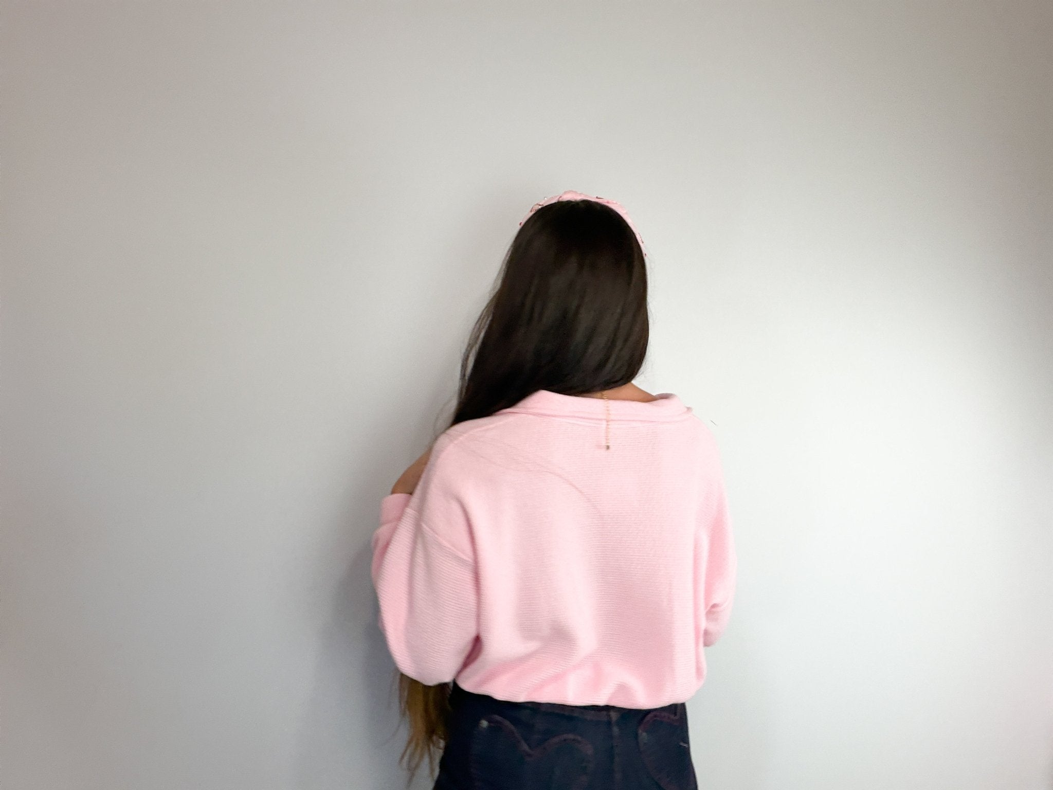 Soft Ribbed Knit Collared Polo Top - Bella Blossom Boutique