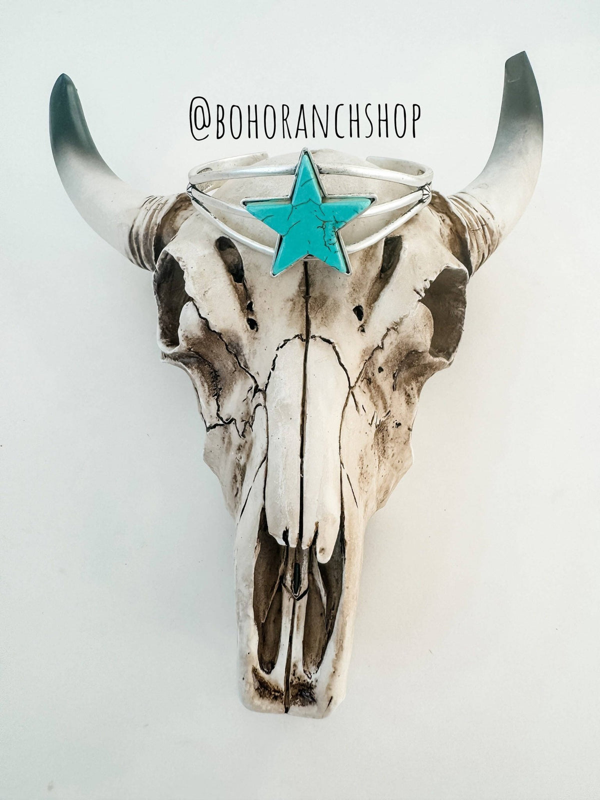 Turquoise Star Natural Stone Bracelet - Bella Blossom Boutique