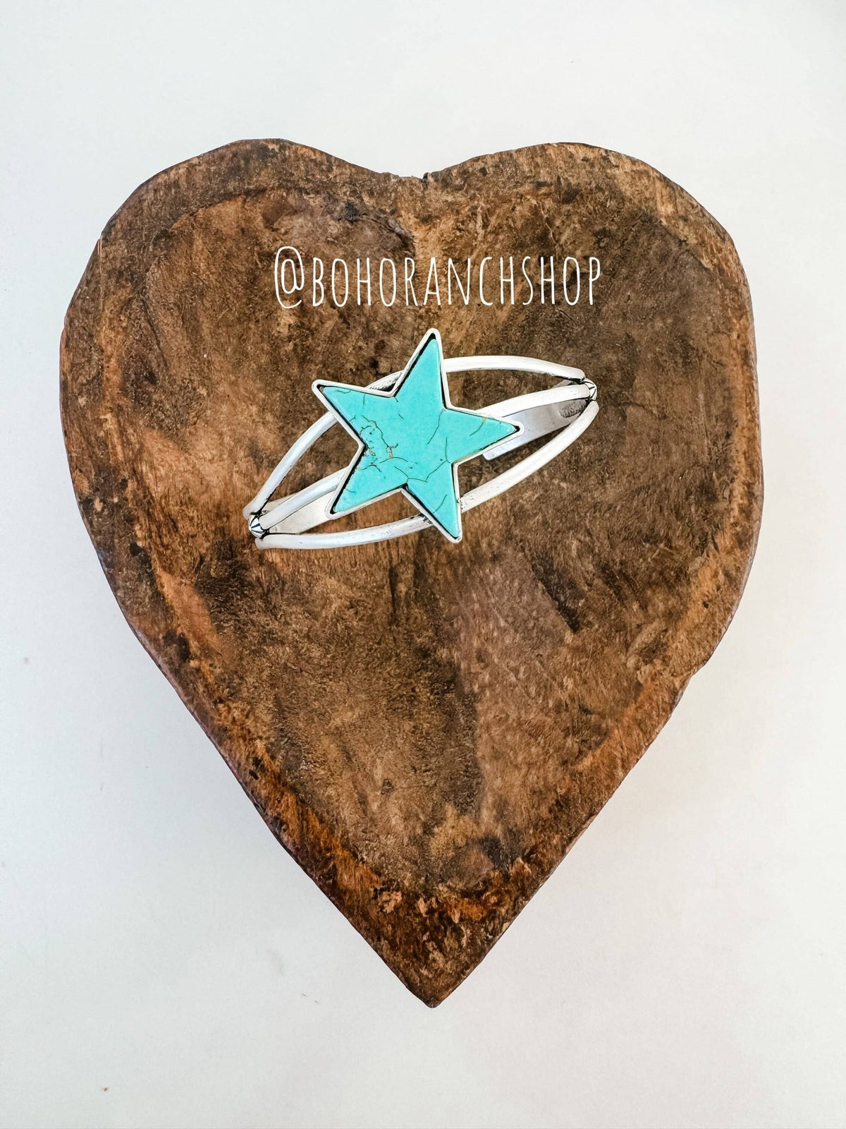 Turquoise Star Natural Stone Bracelet - Bella Blossom Boutique