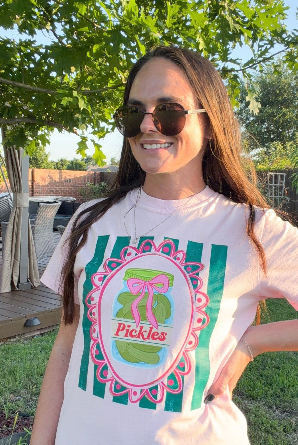 Vintage Coquette Pickle Jar Graphic Tee – Comfort Colors Blossom Pink - Bella Blossom Boutique