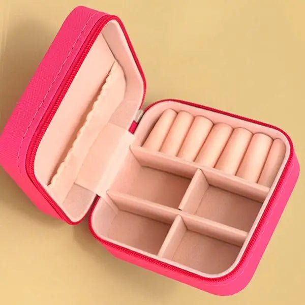 Wanderlust Travel Jewelry Box: Tangle - Free Velvet Organizer - Bella Blossom Boutique