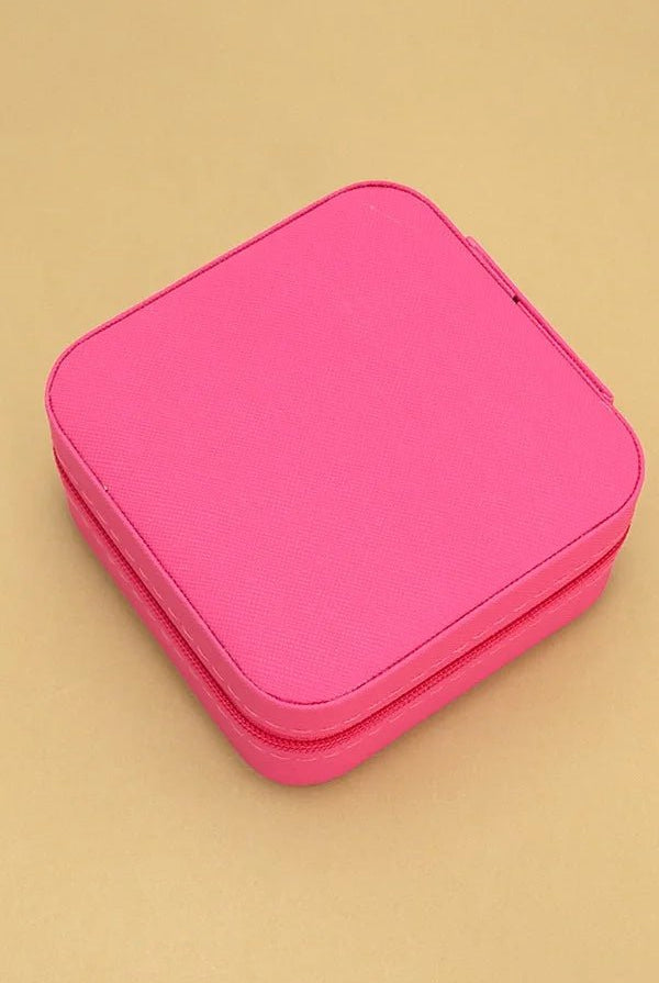 Wanderlust Travel Jewelry Box: Tangle - Free Velvet Organizer - Bella Blossom Boutique