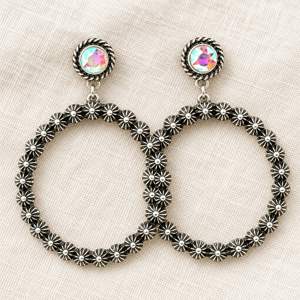 Western Concho Berry Earrings - Bella Blossom Boutique