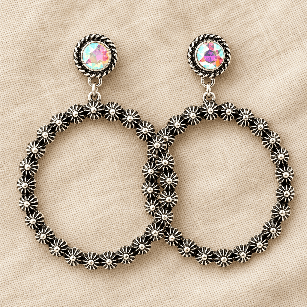 Western Concho Berry Earrings - Bella Blossom Boutique