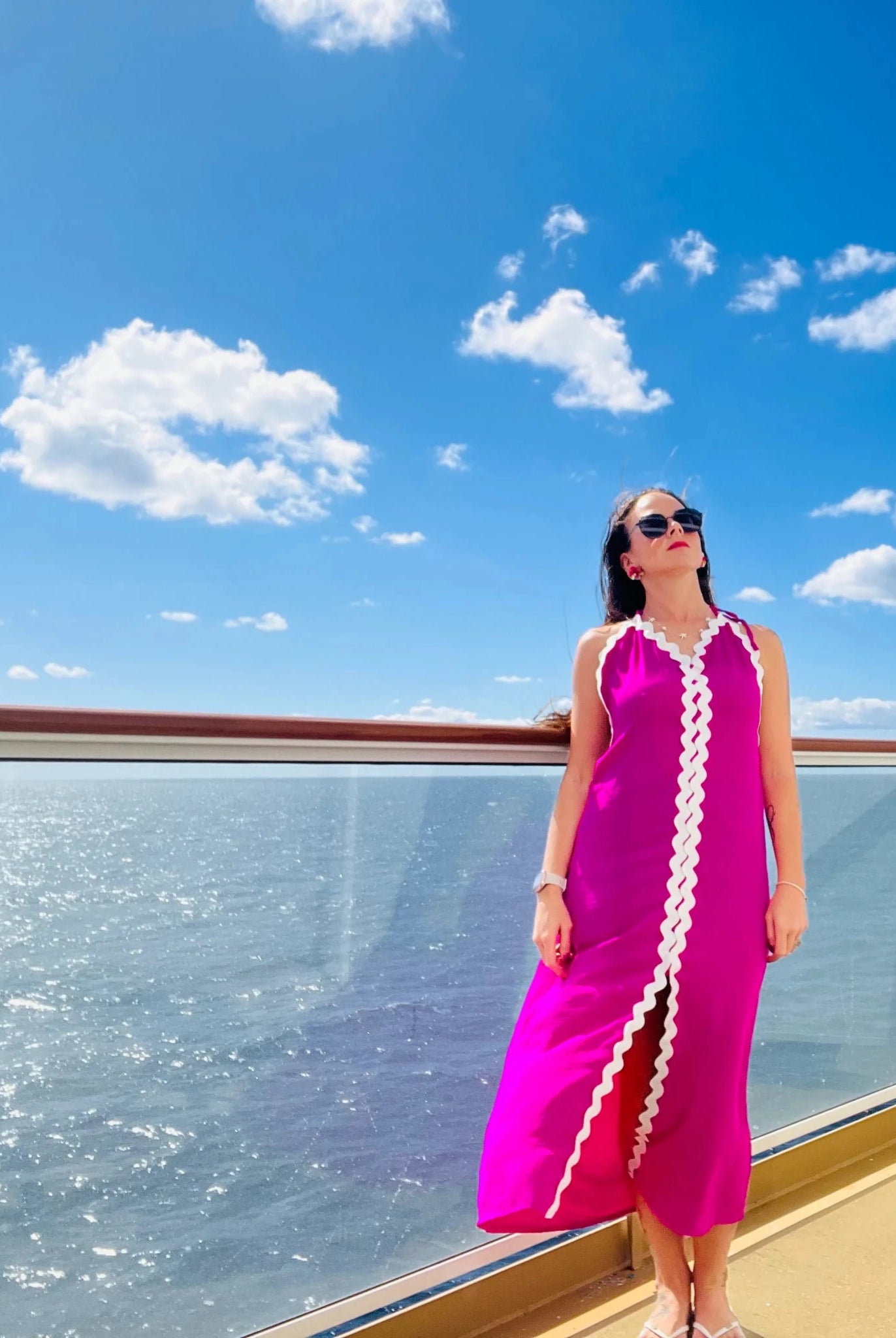Ziggy French Scalloped Maxi Dress | Ultra - Soft Resort Wear - Bella Blossom Boutique