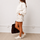 Aria Tie-Dye Camo Low-Rise Cargo Mini Skirt - Bella Blossom Boutique