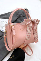 Bella Luxury Scarf - Accent Vegan Leather Handbag - Bella Blossom Boutique
