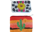 Boho Artisan Hand - Beaded Coin Pouch | Sunflower & Cactus Designs - Bella Blossom Boutique