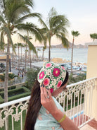 Boho Floral Crochet Headband – Hand-Stitched Flower Hair Wrap - Bella Blossom Boutique