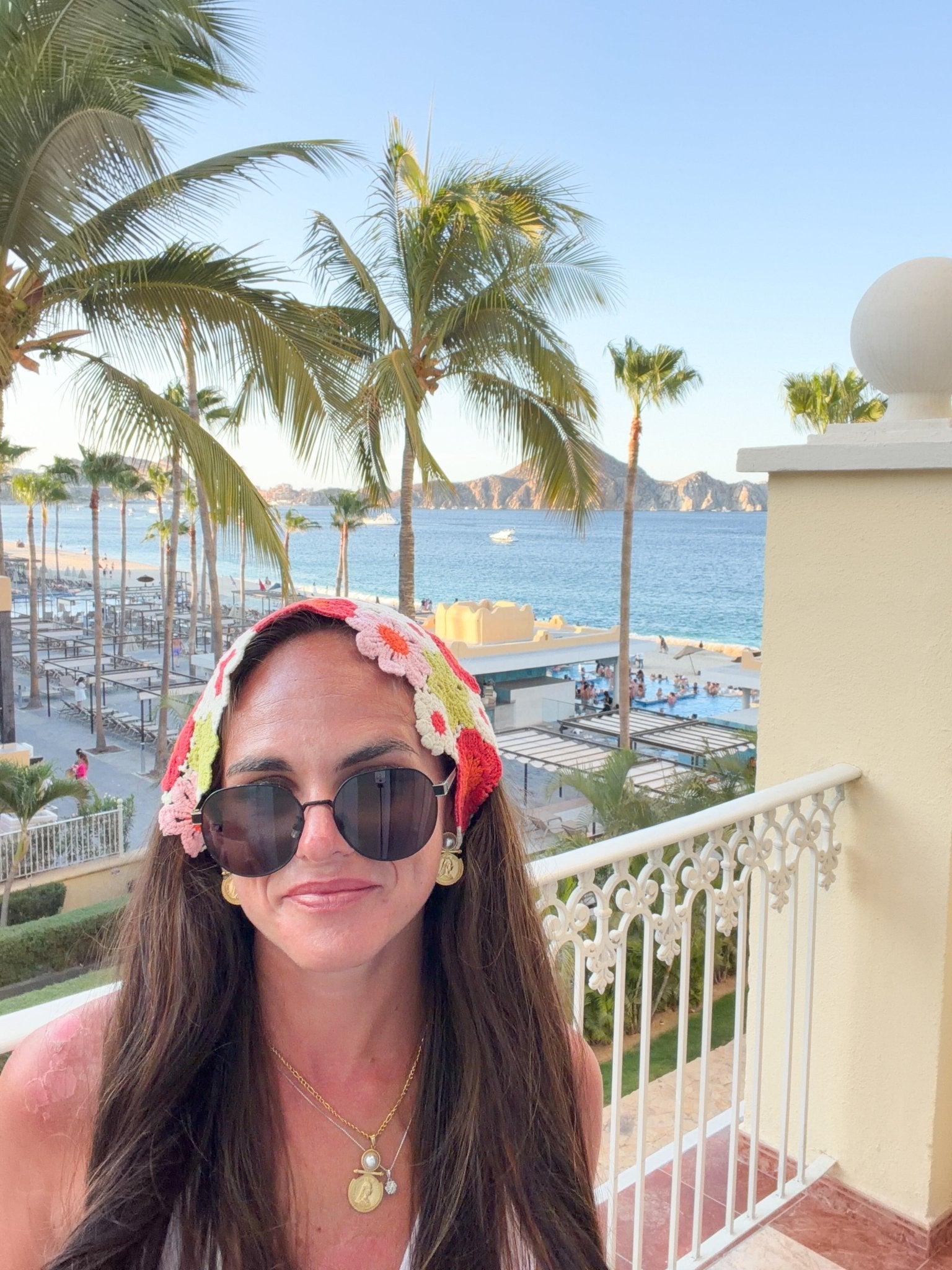 Boho Floral Crochet Headband – Hand-Stitched Flower Hair Wrap - Bella Blossom Boutique