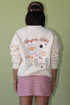 Bonjour Bébé Café Au Lait Oversized Sweatshirt - Bella Blossom Boutique