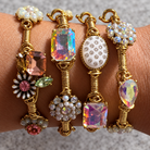 Brass Bejeweled Bangles - Bella Blossom Boutique