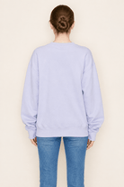 Champagne Problems Oversized Fleece Pullover - Cozy Graphic Sweatshirt - Bella Blossom Boutique