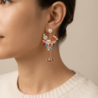 Christmas Martini Earrings - Bella Blossom Boutique