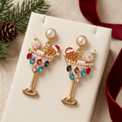 Christmas Martini Earrings - Bella Blossom Boutique