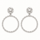 Circle Rhinestone Earrings - Bella Blossom Boutique