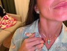 Coastal Charm Sea Life Necklace – Gold Starfish & Ocean Jewel Pendant - Bella Blossom Boutique