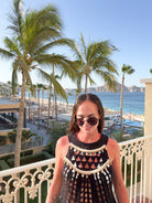 Coastal Dream: Seashell Trim Crochet Halter Top - Bella Blossom Boutique