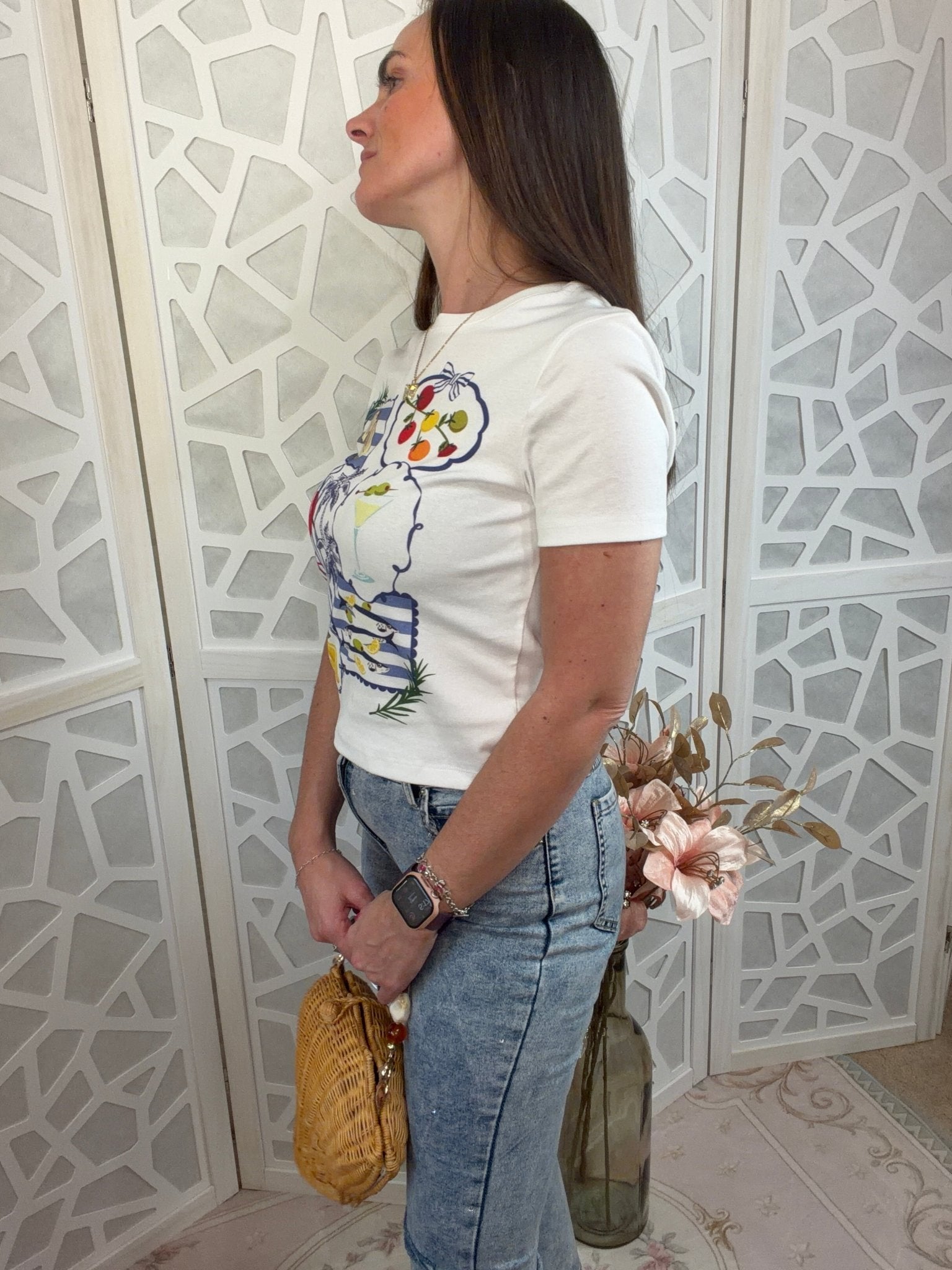 Coastal Picnic Graphic Tee – Ocean Breeze Boutique T-Shirt - Bella Blossom Boutique