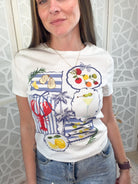 Coastal Picnic Graphic Tee – Ocean Breeze Boutique T-Shirt - Bella Blossom Boutique