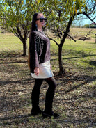 Coquette Ribbon Linen Mini Skirt – Chic Bow Detail Fall Essential - Bella Blossom Boutique