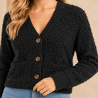 Cozy Popcorn Knit Button-Up Cardigan – Relaxed Fit Essential - Bella Blossom Boutique