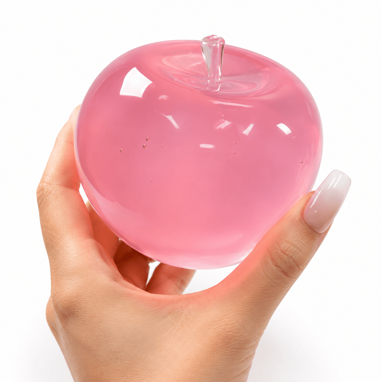 Crystal Jelly Apple Squishy – Ultra-Satisfying Sensory Stress Toy for Kids & Teachers - Bella Blossom Boutique