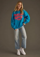 Dancing Queen Era Oversized Graphic Sweatshirt - Bella Blossom Boutique