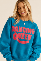 Dancing Queen Era Oversized Graphic Sweatshirt - Bella Blossom Boutique