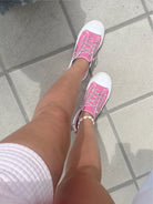 Dazzling Rhinestone Sneakers - Bella Blossom Boutique