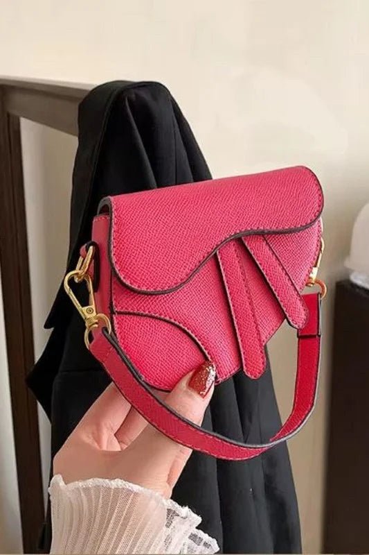 Dreamers Edition Mini Saddle Bag: Versatile Crossbody & Shoulder Bag - Bella Blossom Boutique