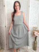 Elegance Plaid Two-Piece Midi Skirt & Crop Top Set - Bella Blossom Boutique