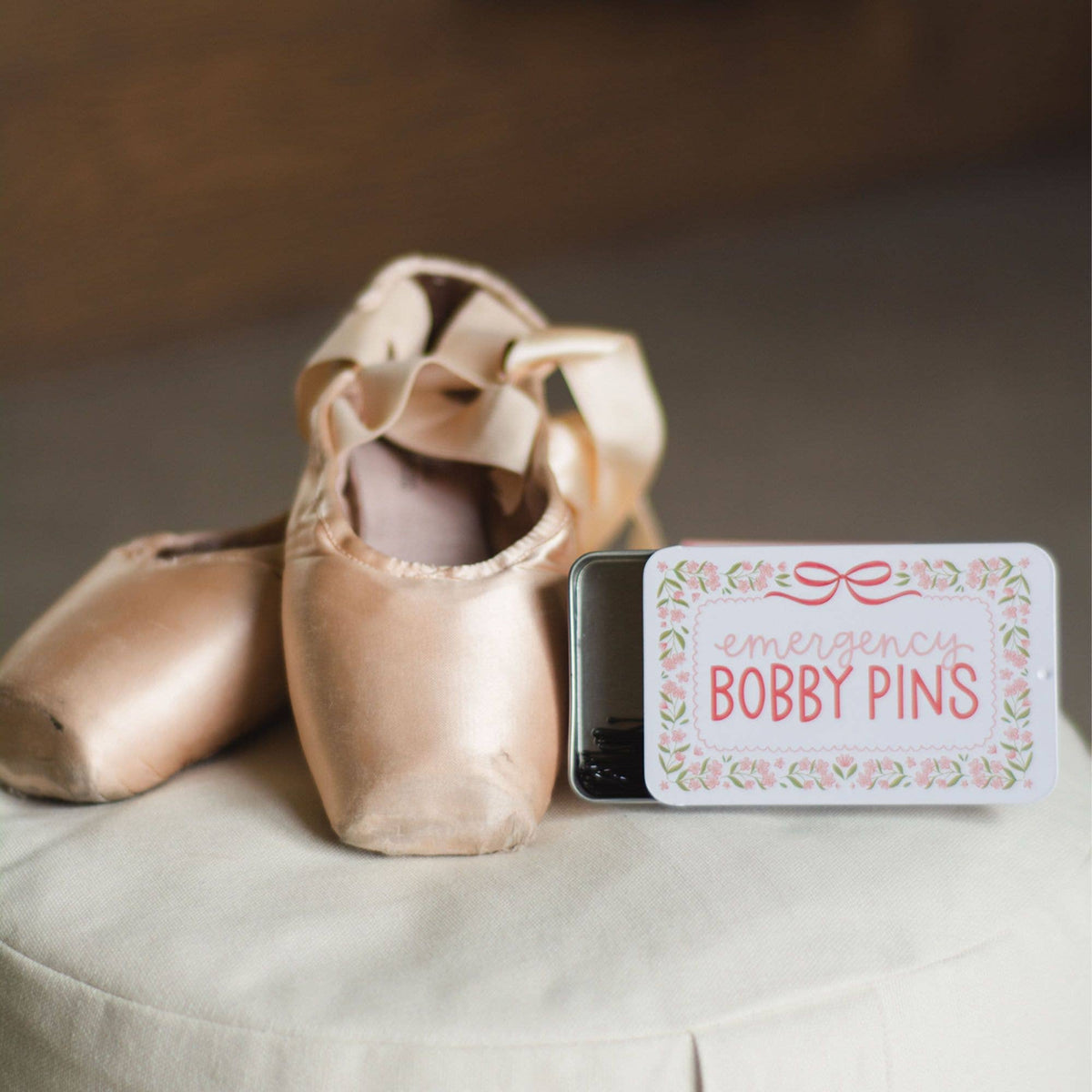 Emergency Bobby Pins Travel Tin- 60 Hair Pins - Bella Blossom Boutique